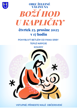 vánoční kaplička s betlémem